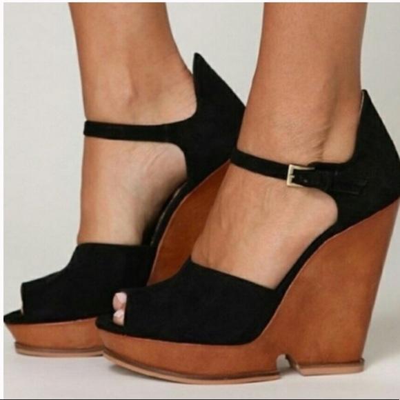 Sam Edelman Shoes - Sam Edelman Javi Platform suede strap retro wedge